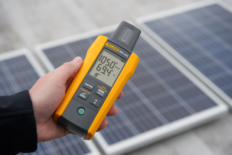 Envolver Confirmación Tristemente Medidor de radiación solar Fluke IRR1-SOL para instalaciones fotovoltaicas  • ESEFICIENCIA
