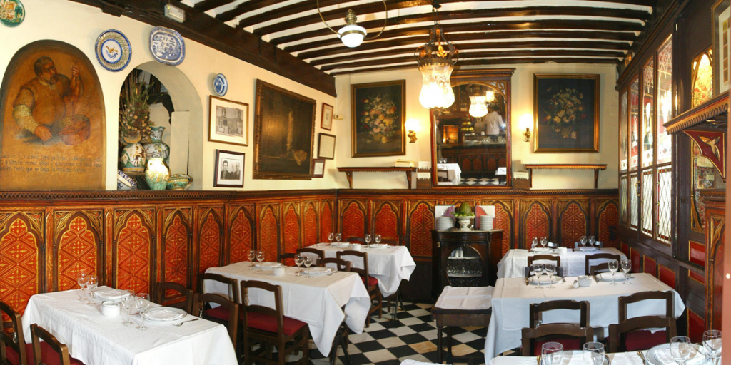 Interior del restaurante Botín.