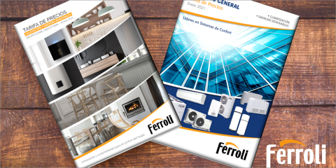 Novedades en las tarifas de calefacción y climatización de Ferroli