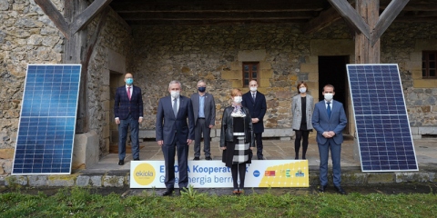 Impulso a las cooperativas ciudadanas renovables en Euskadi con la nueva sociedad Ekiola