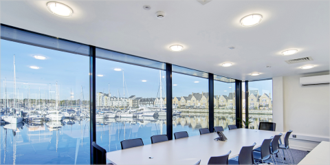 Sistema de iluminación inteligente de Ansell en las oficinas del Consorcio Chatham Maritime