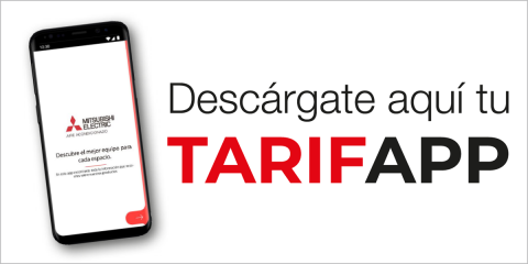 Mitsubishi Electric lanza la nueva herramienta TarifApp dirigida a los instaladores
