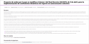 Texto de la consulta pública