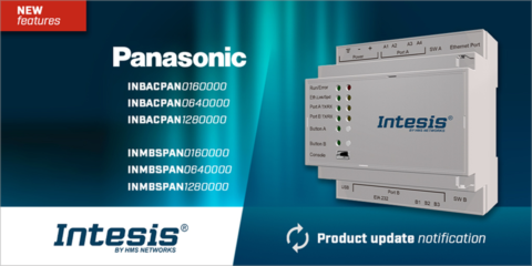 Función de control del consumo energético en la AC interface para Panasonic de Intesis