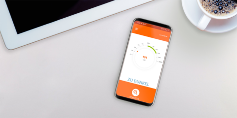 La aplicación Lux-O-Meter de LEDVANCE permite adecuar la iluminación en el teletrabajo