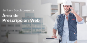 área web de prescripción de Junkers