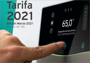 tarifa de precios marzo de 2021 Vaillant