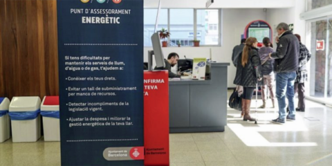 Los puntos de asesoramiento energético de Barcelona atendieron a más de 33.600 personas en 2020