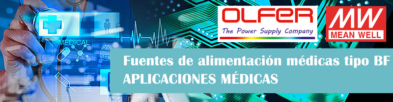 Fuentes de alimentación aplicaciones médicas. 