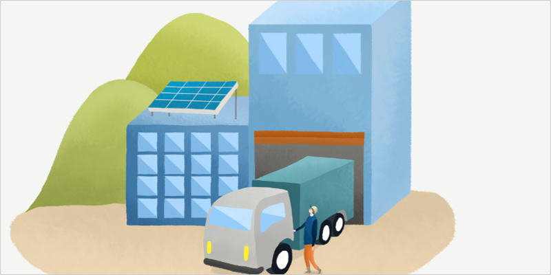 imagen sobre el uso de energía solar en edificios
