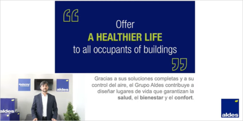 Aldes presenta sus resultados y novedades para mejorar la calidad del aire interior