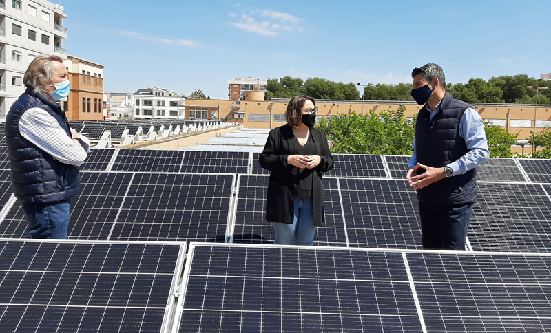 planta solar fotovoltaica en el CEIP Almassaf