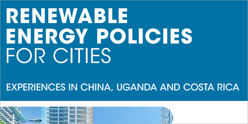 Informe de Irena sobre políticas de renovables para impulsar la transición energética en las ciudades
