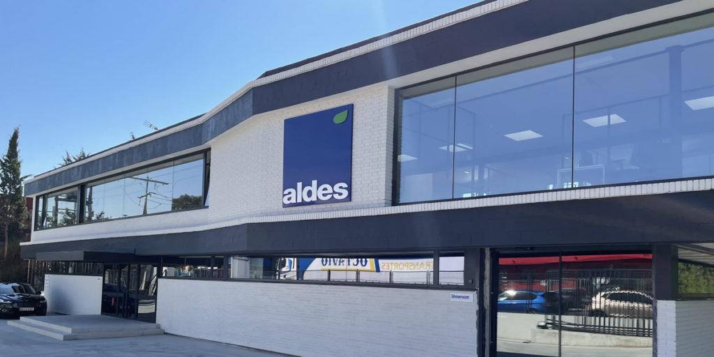 Aldes anuncia el cambio de su sede central en Madrid a una nueva dirección.