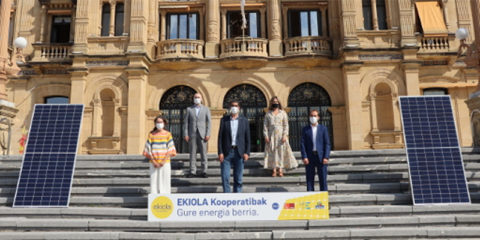 Ekiola Donostia, primera cooperativa energética que se pondrá en marcha en una capital de Euskadi