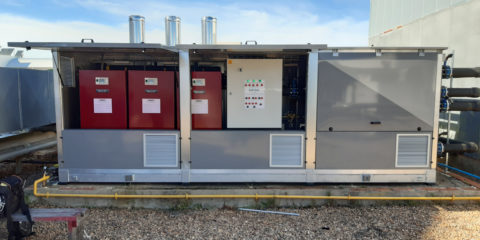 Roof top de Adisa Heating en Playa Cartaya Aquapark & Spa Hotel de Huelva