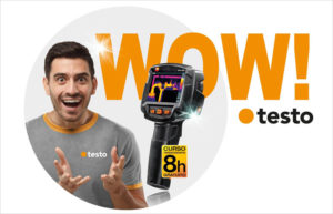 Promoción de la formación gratuita sobre termografía por adquirir una cámara termográfica Testo 868.