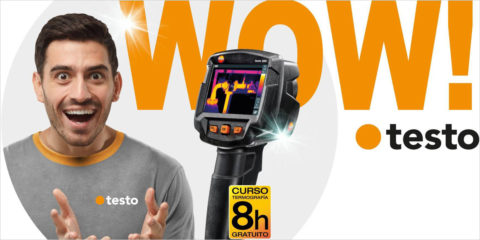 Testo ofrece un curso gratuito sobre termografía por la adquisición de la cámara testo 868