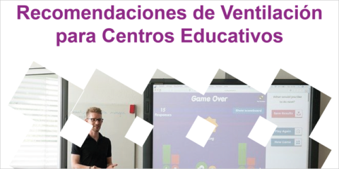 AFEC publica un documento con recomendaciones de ventilación para centros educativos