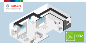 Los equipos de aire acondicionado por conducto de Bosch ya permiten la climatización por zonas