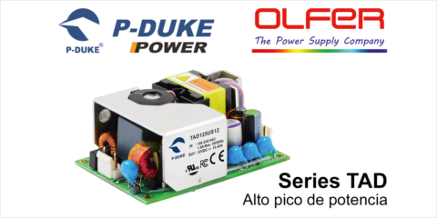 Las fuentes de alimentación TAD125, TAD30-P y TAD65-P amplían la oferta de Electrónica OLFER