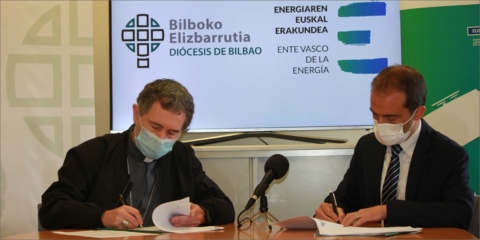 Acuerdo para impulsar la eficiencia energética en inmuebles del Obispado de Bilbao