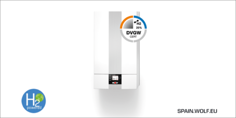 WOLF incorpora la tecnología del hidrógeno H2-Ready en su gama de calderas de condensación CGB-2
