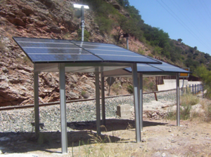 Instalación fotovoltaica en el ámbito ferroviario