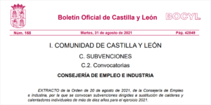 Plan Renove de Calderas y Calentadores en Castilla y León.