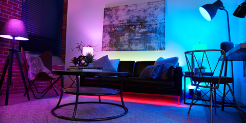 Tiras LED inteligentes Smart + Wifi multicolor de LEDVANCE para iluminación ambiental