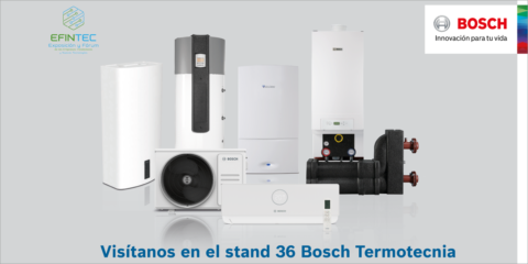Las soluciones para calefacción, ACS y climatización de Bosch Termotecnia estarán en Efintec