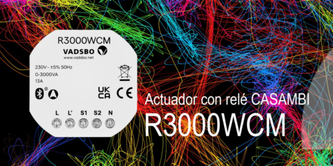 Electrónica OLFER distribuirá el relé Casambi R300WCM para el control inteligente de la iluminación