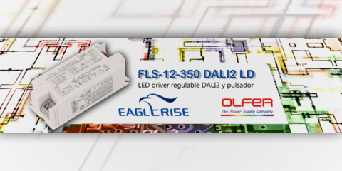 El nuevo driver LED FLS-12-350 DALI2 LD llega a España distribuido por Electrónica OLFER