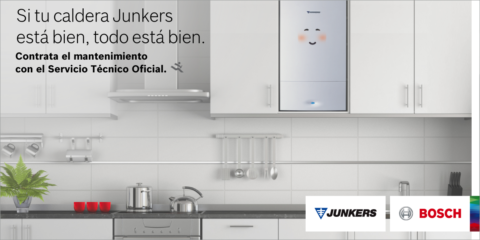 Junkers recomienda contratar el mantenimiento de la caldera con el Servicio Técnico Oficial