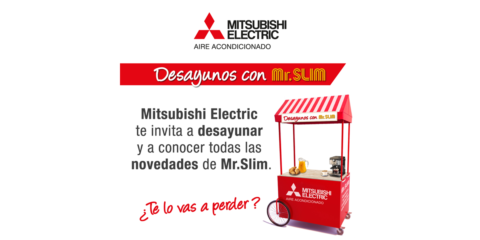 Campaña de Mitsubishi Electric para presentar ante los profesionales las novedades de Mr. Slim