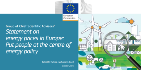 Para el GCSA de la Comisión Europea, acelerar la transición energética puede abaratar la energía