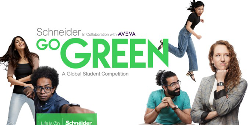 Concurso Schneider Go Green 2022 para estudiantes con ideas en innovación digital y sostenible