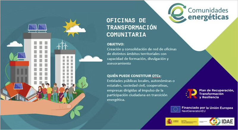 Cartel Oficinas de Transformación Comunitaria