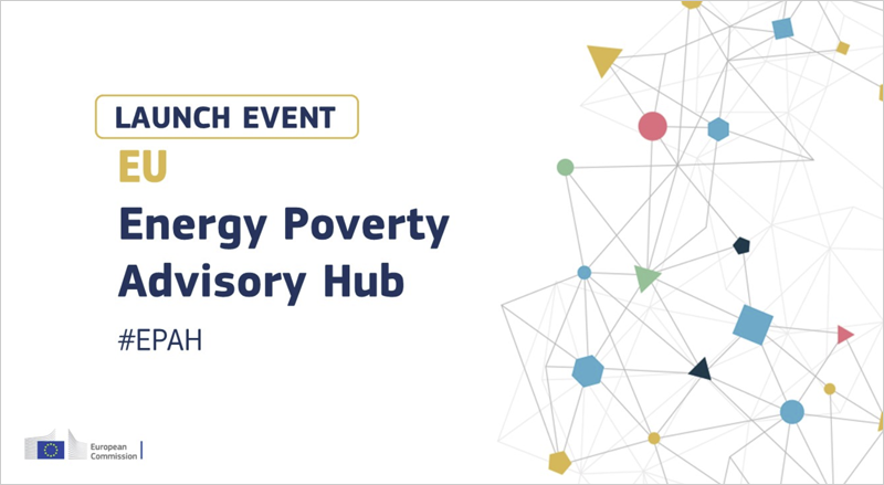Cartel evento lanzamiento Energy Poverty Advisory Hub (EPAH)