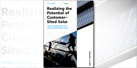 Un informe de Schneider Electric y BNEF analiza el potencial de la energía solar en azoteas para 2050