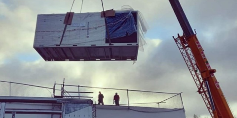Cadena de supermercados en Galicia apuesta por los roof top Kubic Next de Hitecsa