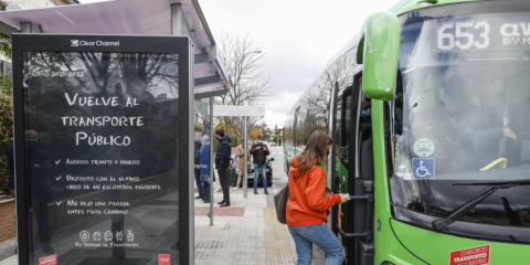 Nuevas paradas de autobuses interurbanos de la Comunidad de Madrid más eficientes y sostenibles