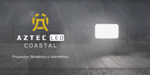 Proyector Aztec LED Coastal Asimétrico/Simétrico de Ansell Lighting