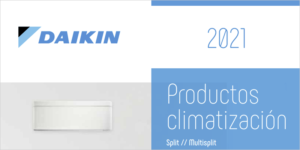 portada Catálogo de Daikin 2021 productos de climatización split/multisplit