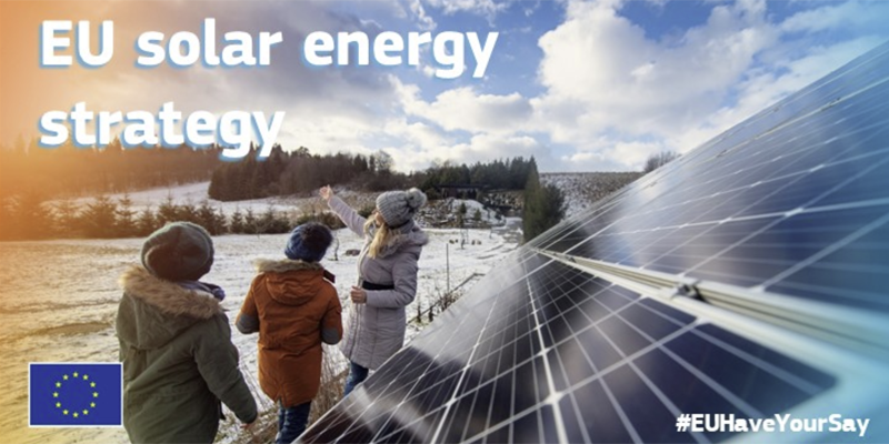 consulta pública sobre energía solar en la UE