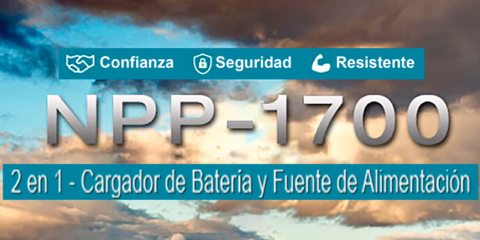 Electrónica OLFER distribuye la serie NPP que sirve como fuente de alimentación y cargador de batería