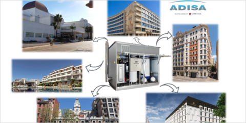 Los Roof Top con calderas ADI CD y ADI LT de Adisa Heating garantizan el confort en los hoteles