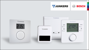 Diferentes modelos de controladores modulantes de la marca Junkers Bosch