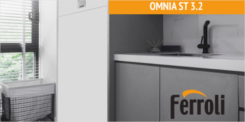 Ferroli renueva su gama de aerotermia con las incorporaciones de Omnia S 3.2 y Omnia ST 3.2.