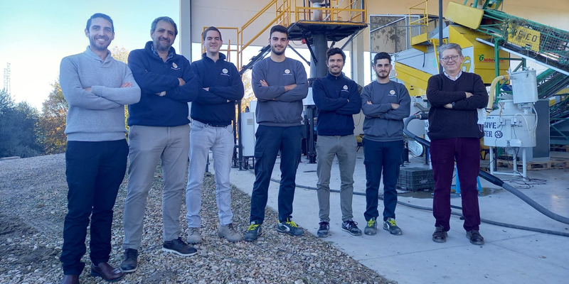 Foto equipo de investigación de la Escuela Politécnica Superior de Linares de la UJA.